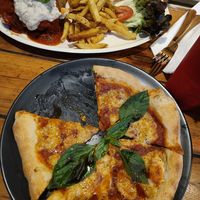 Rad Margarita has perfect cheese and the overbaked bread with eggplant was amazing too at Rad Rabbit in Chiang Mai