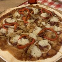 Pizza bbq   at Rad Rabbit in Chiang Mai