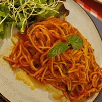 Spaghetti Veatballs at Rad Rabbit in Chiang Mai