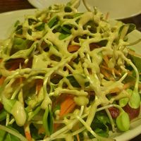 Garden salad at Rad Rabbit in Chiang Mai