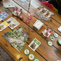 7 wonders architect is such a quick game!   at Rad Rabbit in Chiang Mai