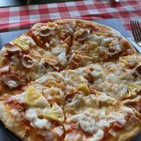 Hawaiian pizza   at Rad Rabbit in Chiang Mai