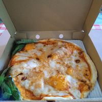 Had Bruschetta and tea leaf salad and took a margarita to go,hence basil leaves on the side😅😍 at Rad Rabbit in Chiang Mai