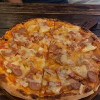Hawaiian pizza   at Rad Rabbit in Chiang Mai