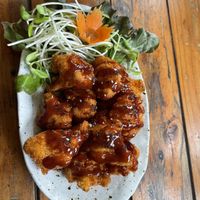 cauliflower wings (so good!!)  at Rad Rabbit in Chiang Mai