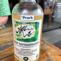 peach kombucha  at Rad Rabbit in Chiang Mai