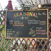 Menu #Veganuary at Rad Rabbit in Chiang Mai