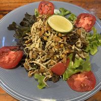 Burmese tea leaf salad - a favorite with great, crunchy  texture  at Rad Rabbit in Chiang Mai