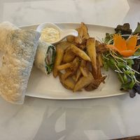 Chicken salad wrap at Rad Rabbit in Chiang Mai