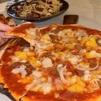 Hawaii pizza (Thin crust)  at Rad Rabbit in Chiang Mai