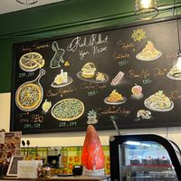 Menu board at Rad Rabbit in Chiang Mai