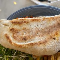 Sandwich bread is made with pizza crust at Rad Rabbit in Chiang Mai