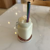 Banana smoothie  at Rad Rabbit in Chiang Mai