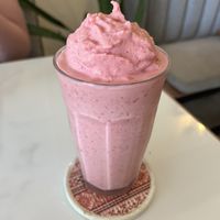 Strawberry smoothie   at Rad Rabbit in Chiang Mai