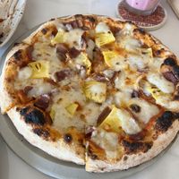 Hawaiian pizza   at Rad Rabbit in Chiang Mai