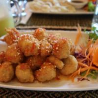 Spicy cauliflower wings at Rad Rabbit in Chiang Mai