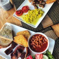 big breakfast set 1 & 2 at Rad Rabbit in Chiang Mai