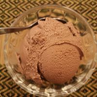 vegan chocolate ice cream at Rad Rabbit in Chiang Mai