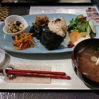 rice ball at Vegetable Cafe Lyra in Sapporo