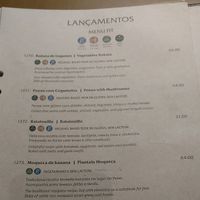";Fit"; menu with vegan options at Coco Bambu - Brasilia Shopping in Brasilia