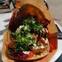 Falafel Pita at Falloumi in Stockholm