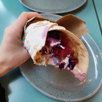 Falafel roll. at Falloumi in Stockholm