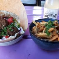 Falafel pita at Falloumi at Falloumi in Stockholm