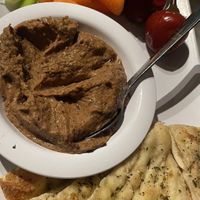 Hummus bean dip & veggies  at Ultimate California Pizza in Myrtle Beach