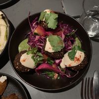 Falafel salad at The Hummus Club in Northbridge