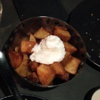 Crispy potatoes at The Hummus Club in Northbridge