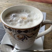 Soy latte. Was ok    at Rainbow Cafe in Ella