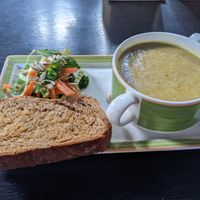 Soup at Rainbow Cafe in Ella