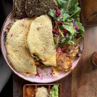 The gram omlette  at Rainbow Cafe in Ella