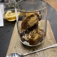 Sparkly chocolate mousse! #Veganuary at Rainbow Cafe in Ella