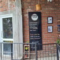 Soup menu at Rainbow Cafe in Ella