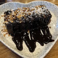 Vegan cake of the day  at Rainbow Cafe in Ella