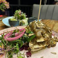 Roti Tower & Summer Rolls  at Rainbow Cafe in Ella