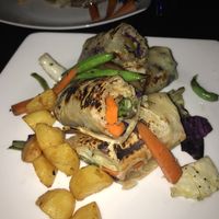 Grilled veggie and rice burrito  at Rainbow Cafe in Ella