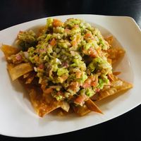 Vegan nachos  at Rainbow Cafe in Ella