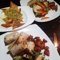 Vegan burrito (last plate)  at Rainbow Cafe in Ella