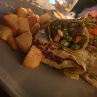 Pesto Burrito at Rainbow Cafe in Ella