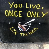 Sign  at Rainbow Cafe in Ella