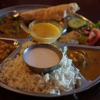 Vegan lunch meal at Veggie & Vega - Restaurant in Berlin