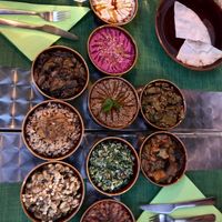 Fabulous selection of delicious food! Would highly recommend a visit!  at Falafelmania - Restaurante Vegetariano y Vegano Oriental in Alicante