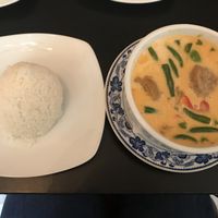 Panang Curry Mock Duck. Oh so so so good.  at iThai in White Plains