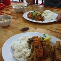 Com Dia / mixed rice plate at Phuoc Thien in Nha Trang