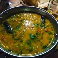 yellow lentils curry at Ganesha Restaurant - West in Stuttgart