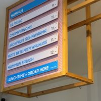 Aktuelle Karte  at Mashery - Hummus Kitchen in Cologne