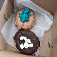Cookie monster at Misfit Doughnuts & Treats in Rochester