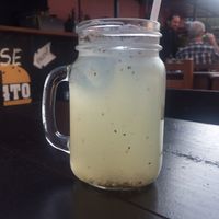 limeade with chia seeds  at Casa Granero al Natural in Mazatlan